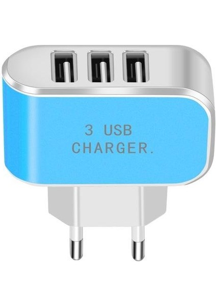 Eonlıne USB Şarj Aleti 3 Port 5V 2A Seyahat USB Duvar Güç Adaptörü Ab Şarj Cihazı Şarj Huawei Mate 20 Lite P20 USB Telefon (Yurt Dışından) indirimleri