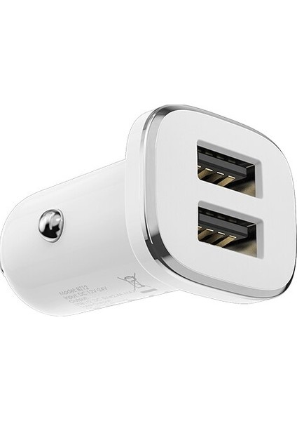 Borofone Çift USB Araç Şarj Cihazı iPhone 11 12 Tablet Xiaomi Mi 10 11 Poco X3 Pro Samsung S20 Evrensel Cep Telefonu Araç Şarj Cihazı (Yurt Dışından) fırsatları