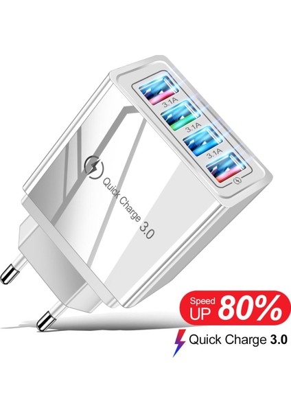 Hızlı Şarj 3.0 USB Şarj Aleti IPHONE13 12 Pro Max 12 Mini Samsung S10 Xiaomi Akıllı Telefonlar Için Hızlı Şarj Şarj Adaptörü (Yurt Dışından)