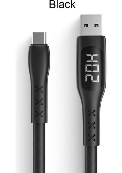 Tquq Dijital Ekran Veri Kablosu, Zamanlama Şarj Kablosu Tip-C iPhone Android Için Otomatik Kapanma Mikro USB Şarj Kablosu (Yurt Dışından) fırsatları