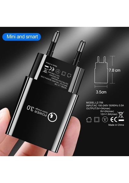 Samsung Galaxy A52 S20 Fe Not 20 Ultra Artı A51 A71 A21S Qc 3.0 Cep Telefonu Şarj Cihazı USB Hızlı Duvar Adaptörü USB Tip-C Kablo (Yurt Dışından) fiyatları
