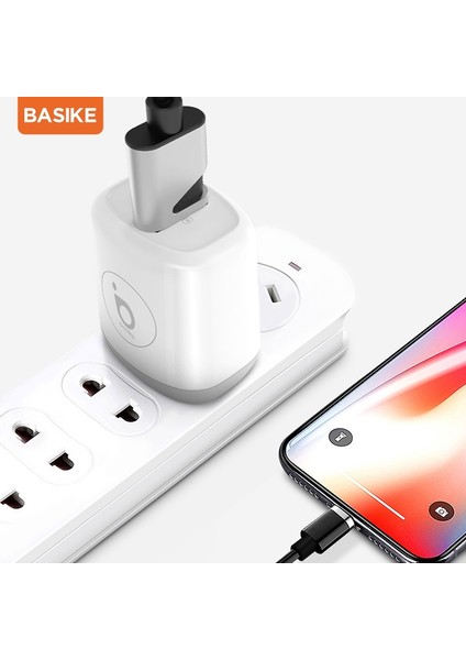BASIKE-AT21P Hızlı Şarj Cihazı 2.1A Hızlı Şarj Seyahat Taşınabilir Mini Adaptör (Yurt Dışından) fırsatları