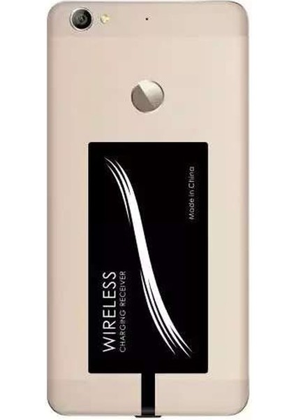 Tip-C Kablosuz Şarj Alıcısı Evrensel Cep Telefonu Qi Kablosuz Şarj Etiketi USB Tipi C Şarj Standı Için Huawei Xiaomi (Yurt Dışından) modelleri
