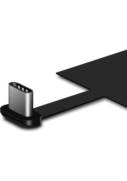 Tip-C Kablosuz Şarj Alıcısı Evrensel Cep Telefonu Qi Kablosuz Şarj Etiketi USB Tipi C Şarj Standı Için Huawei Xiaomi (Yurt Dışından) fırsatları