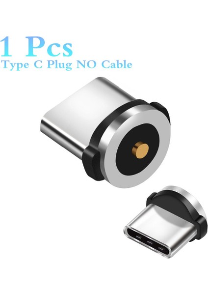 Manyetik Fiş Mikro USB / Tip C / 8 Pin /aydınlatma Adaptörü USB Fişi (Yalnızca Manyetik Fiş) Yuvarlak Kafa Için Manyetik Kablo (Yurt Dışından) fırsatları