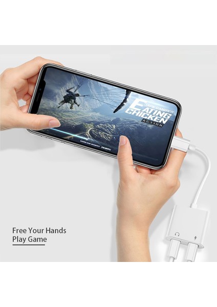 Ilepo Şarj Aleti Ses Adaptador Jak Adaptörü Iphone 7 8X11 Kulaklık Adaptörü Yıldırım 3,5 mm Jack Kulaklık Splitter (Yurt Dışından) indirimleri