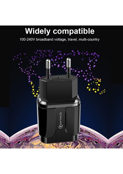 3 USB Şarj Aleti Hızlı Şarj 3.0 Ab Abd Plug USB Duvar Hızlı Şarj Taşınabilir Mobil Şarj Cihazı Qc 3.0 Adaptörü Xiaomi Mi iPhone 13 (Yurt Dışından) indirimleri