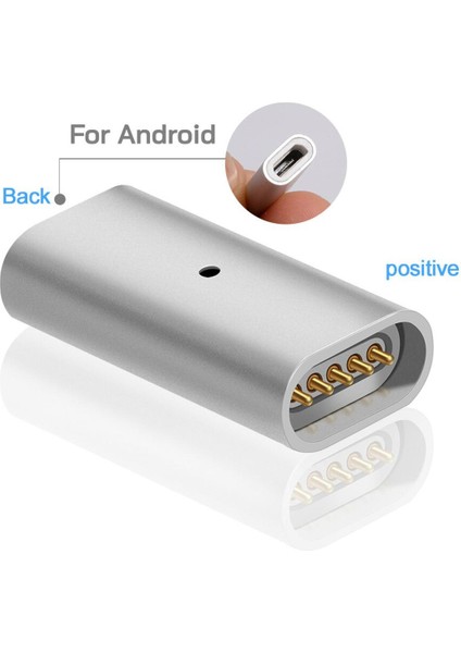 Şerit Mikro USB Mıknatıs Tip-C/ıos/android Galaxy S8 Plus Için Manyetik Şarj Adaptörü 6/7/8 Artı Manyetik Adaptör Dönüştürücü (Yurt Dışından)