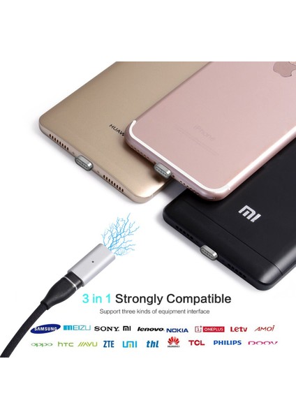 Şerit Mikro USB Mıknatıs Tip-C/ıos/android Galaxy S8 Plus Için Manyetik Şarj Adaptörü 6/7/8 Artı Manyetik Adaptör Dönüştürücü (Yurt Dışından) fırsatları