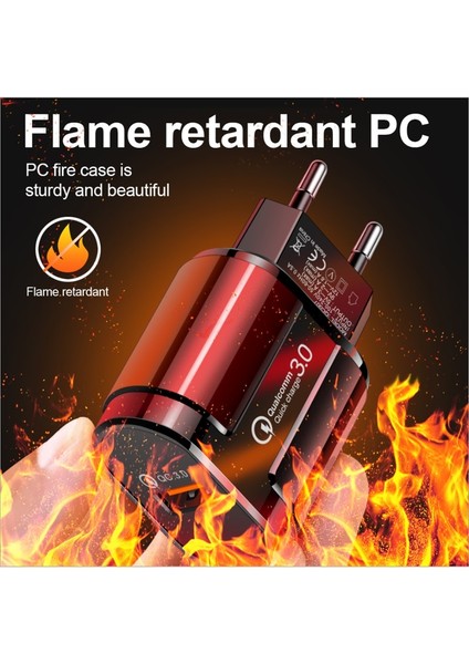 24W Hızlı Şarj 3.0 USB Şarj Aleti Qc3.0 Qc Hızlı Şarj Ab Tak Adaptörü Duvar Cep Telefonu Şarj Cihazı iPhone Samsung Xiaomi Için (Yurt Dışından) fırsatları