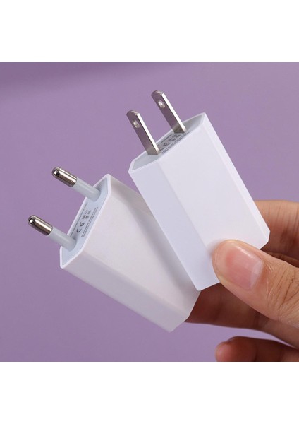 Apple Iphone Cep Telefonu Için 1pc USB Şarj Cihazı Iphone Ab / Abd Tak Duvar Güç Adaptörü Için Şarj (Yurt Dışından)