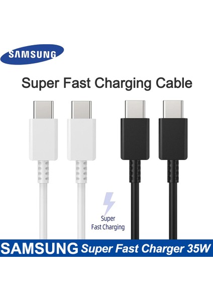 Samsung Orijinal Süper Hızlı Şarj Cihazı 35 W Pd Pps Seyahat Güç Adaptörü S21 S21 + S20 Fe Not 20 Ultra 10 10+ M51 A71 A52 A72 (Yurt Dışından) modelleri