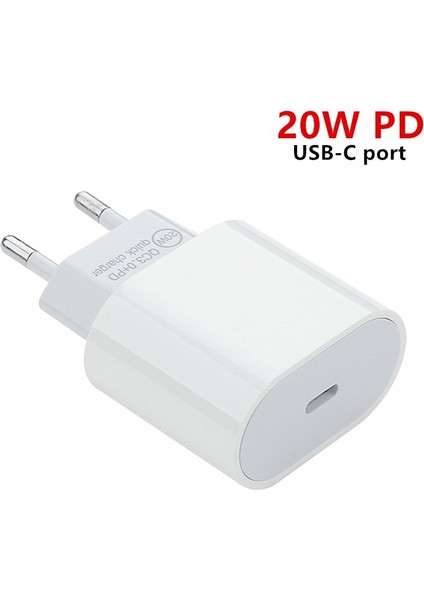 20W Pd Qc4.0 Hızlı Şarj Samsung S21 S20 Ultra Not 20 10 Apple iPhone 12 11 Pro Se Xr iPad Hızlı Şarj Adaptörü Cargador (Yurt Dışından)