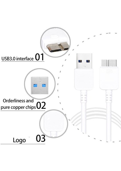 Samsung Galaxy S5 Not 3 Için Hızlı Şarj Mikro USB 3.0 Kablosu I9600 Akıllı Cep Telefonu Hızlı Şarj Cihazı USB 3.0 Veri Şarj Kablosu (Yurt Dışından) fiyatları