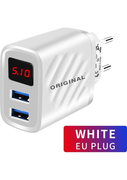 20W USB Şarj Cihazı Dijital Ekran Hızlı Şarj Cihazları Qc3.0 Duvar Şarj Adaptörü Hızlı Şarj iPhone 12 13 14 Xiaomi Huawei Telefon (Yurt Dışından) fiyatları