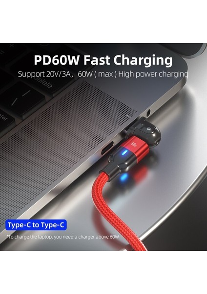 Cqxsmax 60W USB C USB Tip C Kablo Pd Hızlı Şarj Kablosu Usb-C Tip-C Kablo Xiaomi Samsung Macbook iPad Veri Iletimi (Yurt Dışından) fiyatları