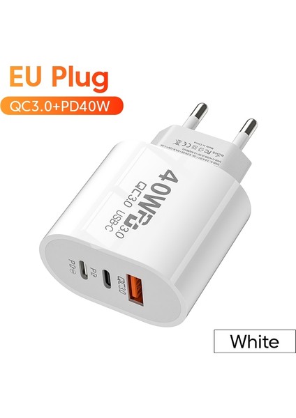 Olaf USB Şarj Cihazı Hızlı Şarj 40W Pd USB Tip C Şarj Cihazı Hızlı Şarj 3.0 Cep Telefonu Adaptörü iPhone 13 Xiaomi Huawei Samsung Için (Yurt Dışından) indirimleri
