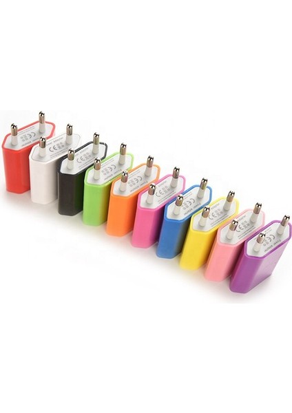 Mikro USB Ab Tak Ac 5 V 1A Duvar Şarj Cihazı Evrensel Taşınabilir Seyahat Güç Adaptörü Samsung Huawei iPhone Xiaomi Htc 10 Renkler (Yurt Dışından) indirimleri
