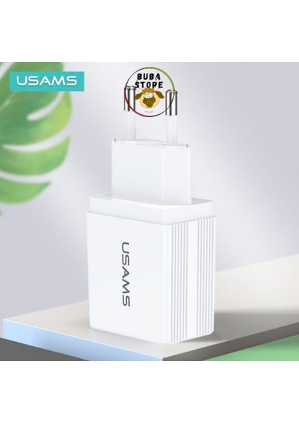 Usams T24 Çift USB Şarj Adaptörü Seyahat Şarj Cihazı 2.1A (Yurt Dışından) modelleri