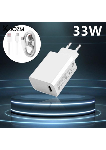 1 Takım Telefon Evrensel 3000MA USB Şarj Aleti 33W Hızlı Duvar Şarj Adaptörü Ab Tak Tipi-C USB Şarj Aleti Telefonları (Yurt Dışından)