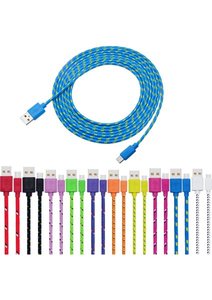 Aydınlatma Mikro USB Kablosu 3A Hızlı Şarj Şarj Cihazı Microusb Kablosu Samsung Xiaomi Android Cep Telefonu Tel Kablosu (Yurt Dışından)