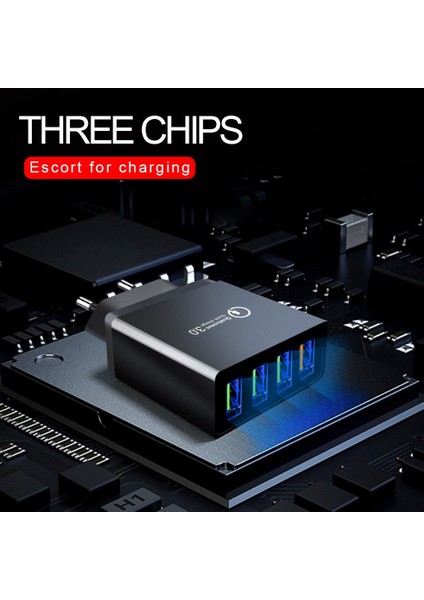 Marjay 48W Hızlı Şarj Cihazı 3.0 4.0 USB Şarj Cihazı 4 Port Hızlı Şarj Cep Telefonu Şarj Cihazı iphone Samsung S10 A50 Xiaomi Huawei (Yurt Dışından) fiyatları