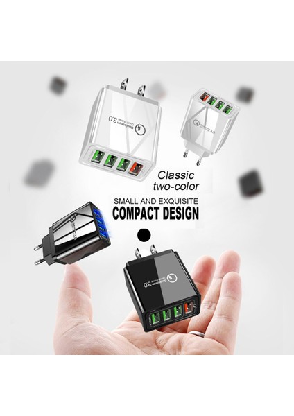Marjay 48W Hızlı Şarj Cihazı 3.0 4.0 USB Şarj Cihazı 4 Port Hızlı Şarj Cep Telefonu Şarj Cihazı iphone Samsung S10 A50 Xiaomi Huawei (Yurt Dışından) indirimleri