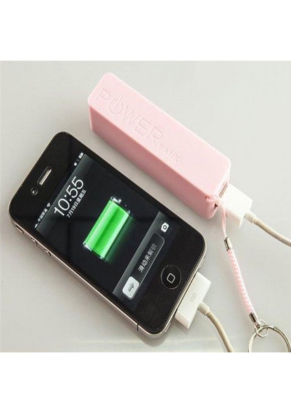 Taşınabilir 2600 Mah USB Harici Güç Bankası Kasa Paketi Kutusu 18650 Pil Şarj Cihazı Anahtarlık ile Pil Yok Powerbank (Yurt Dışından) fırsatları