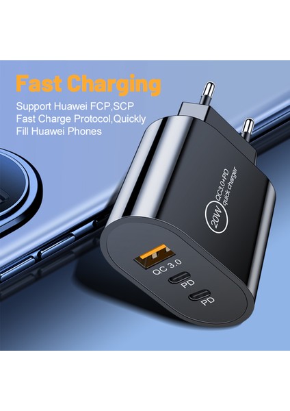 Ab/abd/ingiltere Tak USB Şarj Cihazı Cep Telefonu Için Hızlı Şarj Qc3.0 Samsung Xiaomi Şarj Için Hızlı Şarj Adaptörü (Yurt Dışından) indirimleri