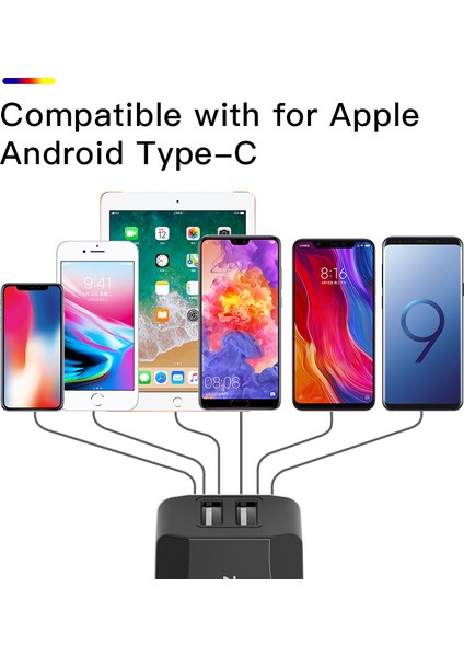 Pzoz USB Şarj Aleti Seyahat Ab Tak 2A Hızlı Şarj Adaptörü Taşınabilir Çift Duvar Şarj Cihazı Cep Telefonu Kablosu iphone Samsung Xiaomi (Yurt Dışından) modelleri