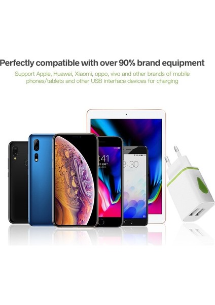 Fonken USB Şarj Aleti Ab Cep Telefonu Şarj Adaptörü Duvar Şarj Cihazı Tablet Şarj Şarj Iphone Xiaomi Cep Telefonu Aksesuarı (Yurt Dışından) modelleri