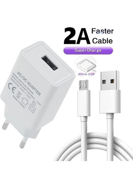 Hızlı Şarj Süper Şarj Cihazı 2A Tip-C Telefon Kablosu Samsung S20 S10 E S9 S8 S7 S6 Xiaomi Huawei P10 P30 P40 Pro Hızlı Şarj (Yurt Dışından)