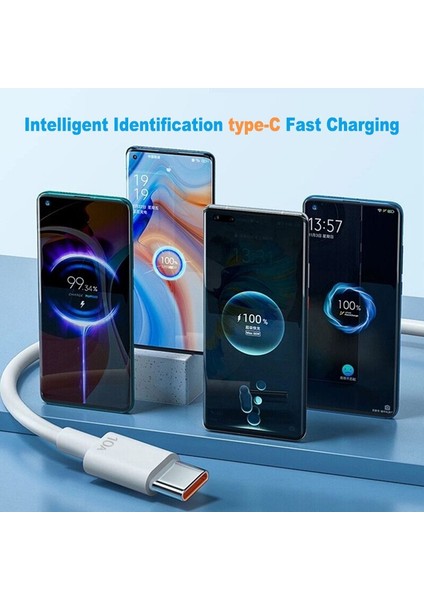 10A 120W C Tipi USB Kablosu Süper Hızlı Şarj Kablosu Için Huawei Mate 40 Xiaomi Samsung Onur 50 Hızlı Şarj USB C Kabloları Veri Kablosu (Yurt Dışından) modelleri