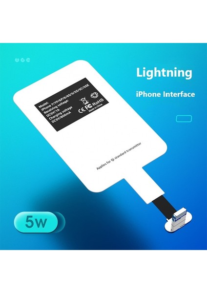 Qi Kablosuz Şarj Alıcısı C Tipi Mikro USB iphone Evrensel Hızlı Kablosuz Şarj Cihazları Samsung Huawei Xiaomi One Plus (Yurt Dışından) modelleri