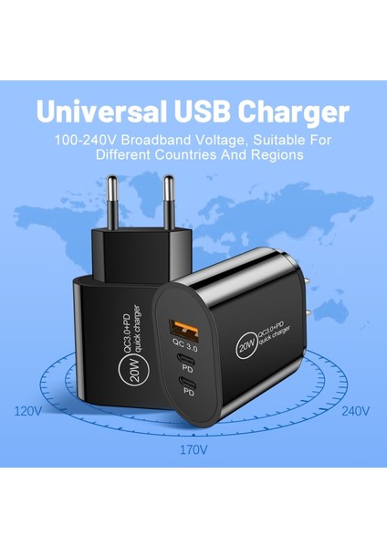 Ab/abd Plug USB Şarj Aleti Hızlı Şarj 3.0 Telefon Adaptörü Için iPhone Xiaomi Samsung Taşınabilir Duvar Mobil Şarj Cihazı Hızlı Şarj Cihazı (Yurt Dışından) fırsatları