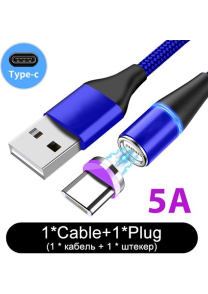 M 2 M Manyetik Şarj Cep Telefonu Kablosu USB C Tipi Aydınlatma Veri Kablosu Xiaomi Redmi Için Not 11 Pro + K50 Poco F4 Gt LED Mikro (Yurt Dışından)