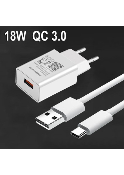 Hızlı Telefon Şarj Cihazı C Tipi USB Kablosu Hızlı Şarj 3.0 Ab Tak Motorola Moto G8 G9 G7 Güç Artı Oyun Samsung Telefon Adaptörü (Yurt Dışından)