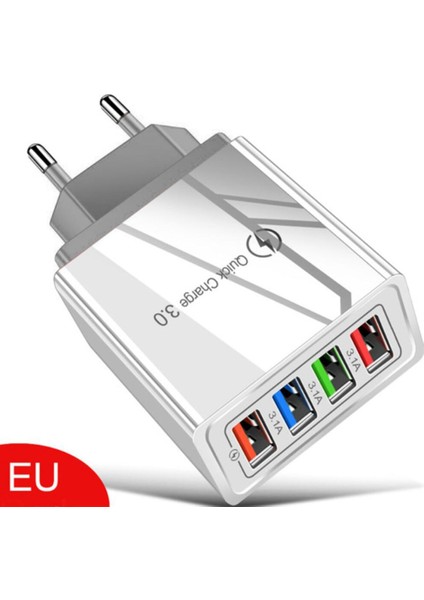 Huawei Hızlı Şarj Cihazı 3.0 iPhone Şarj Cihazı Duvar Hızlı Şarj Samsung S10 S9 S8 Fiş Xiaomi Cep Telefonu Şarj Adaptörü (Yurt Dışından)