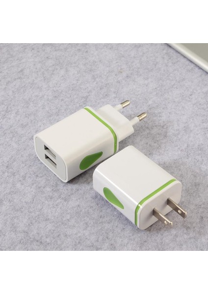 Telefon Evrensel 2.1A 5V LED 2 USB Şarj Aleti Hızlı Duvar Şarj Adaptörü Abd/ab Tak Çift USB Şarj Cihazı IPhone Samsung Xiaomi Htc Için (Yurt Dışından) fırsatları