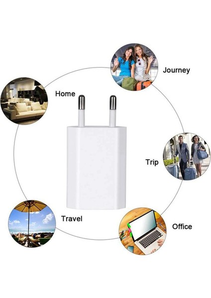 5 Adet 5V 1A USB Seyahat Duvar Şarj Adaptörü Şarj Apple iPhone Xs Için Max Xs Xr x Se 2020 8 7 6 6s 5s 5 Se 4 4s Ab Telefon Fişi (Yurt Dışından) fırsatları