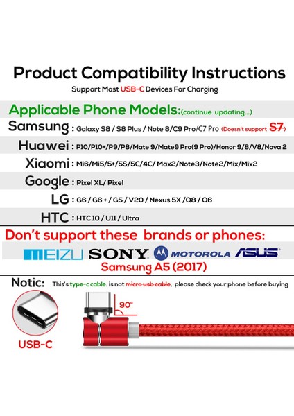 Topk AM30 360 Döndür Manyetik Mikro USB C Tipi Kablo Cep Telefonu Kabloları Hızlı Hızlı Şarj Kablosu iPhone Xiaomi Için Şarj (Yurt Dışından) fırsatları