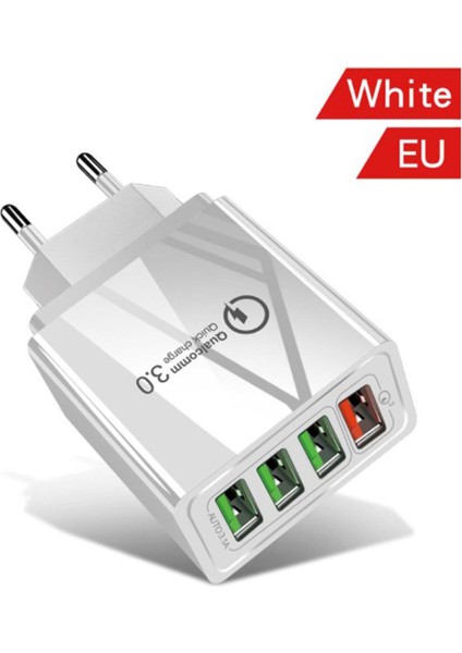 Faty~multiport Hızlı Hızlı Şarj QC30 USB Hub Ingiltere Ab Tak 240V Duvar Şarj Adaptörü Zdezruu Myhcvobt (Yurt Dışından)