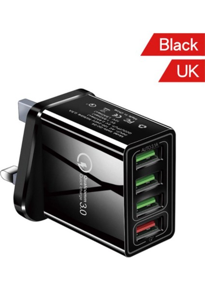 Faty~multiport Hızlı Hızlı Şarj QC30 USB Hub Ingiltere Ab Tak 240V Duvar Şarj Adaptörü Zdezruu Myhcvobt (Yurt Dışından) fiyatları