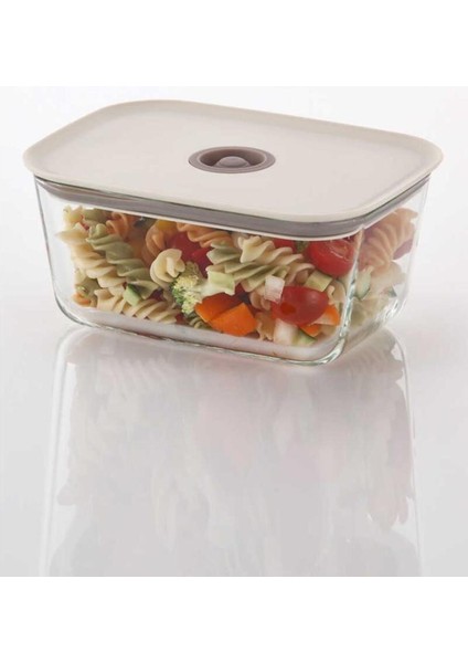 Fika Clık Bej Saklama Kabı 1380 ml