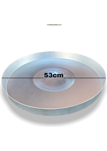 Yıldız Çelik Alüminyum Tantuni Tepsisi & Sinisi 53 cm