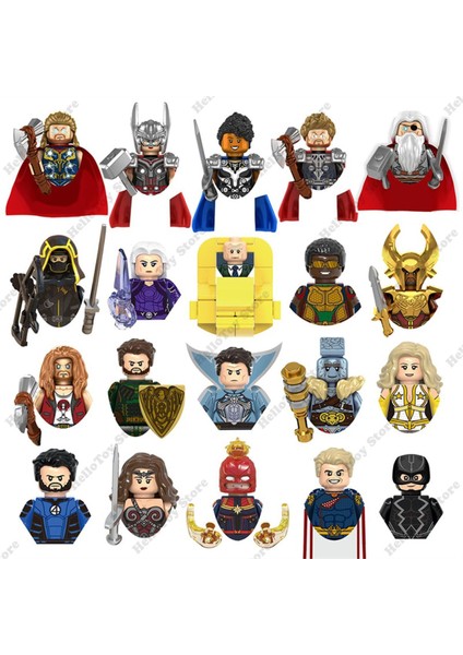 2022 Marvel Süper Kahramanlar Boys Sezon 3 Mini Aksiyon Figürleri Yapı Taşları Tuğla Klasik Film Bebek Modeli Çocuk Oyuncakları Hediye (Yurt Dışından)