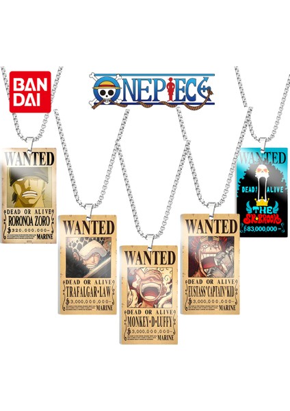 Tek Parça Güneş Tanrısı Nika Luffy Kolye Bounty Aranıyor Posterler Kolye Anime Aksiyon Figürleri Kawaii Kolye Çocuk Kadın Erkek Oyuncakları Hediye (Yurt Dışından) fiyatları