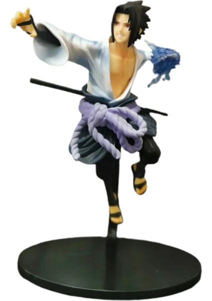 Naruto Heykelcik Yakışıklı Sasuke Uchiha Karakter Bebek Oyuncak (Yurt Dışından)