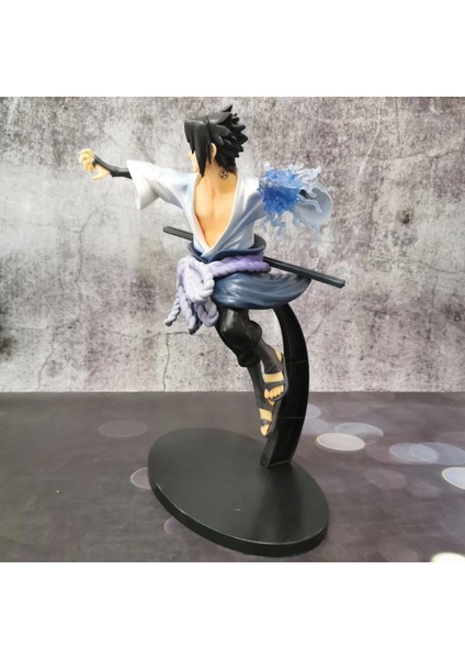 Naruto Heykelcik Yakışıklı Sasuke Uchiha Karakter Bebek Oyuncak (Yurt Dışından)