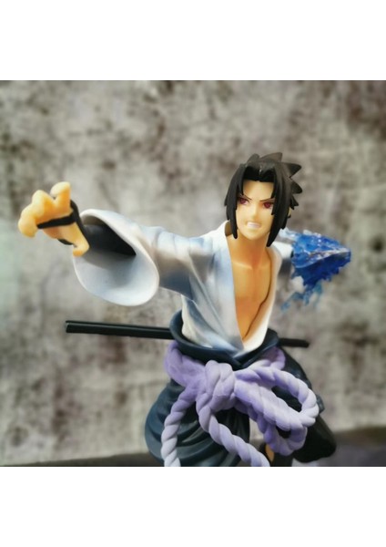 Naruto Heykelcik Yakışıklı Sasuke Uchiha Karakter Bebek Oyuncak (Yurt Dışından)